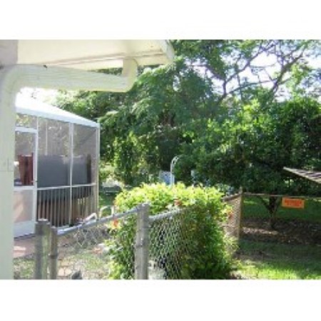 Entrance to yard