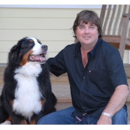 Dorman Pantfoeder and his dog Karl