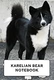 Karelian Bear Notebook: Notebook|Journal| Diary/ Lined - Size 6x9 Inches 100 Pages