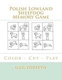 Polish Lowland Sheepdog Memory Game: Color - Cut - Play