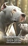 Dogo Argentino Dog 2025-2026 Pocket Planner: Monthly, Weekly, and Daily Organizer Perfect for Scheduling, Appointments, and Notes