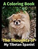 The Thoughts of My Tibetan Spaniel: A Coloring Book