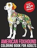 American Foxhound Coloring Book for Adults