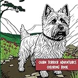 Cairn Terrier Adventures: Coloring Book