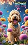 2025-2026 Goldendoodle Pocket Calendar: 2 Years Small Monthly Planner For Purse