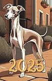 Planner 2025, 2026, 2027, 2028, 2029, 2030 Italian Greyhound: 378-page Calendar for every day of the year, including every hour with extra montly and yearly page with dogs Italian Greyhound