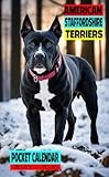 American Staffordshire Terriers Pocket Calendar 2025-2026: 2 Year Monthly Planner for Purse, From January 2025 to December 2026