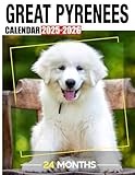 Great Pyrenees Calendar 2025 - 2026: Monthly Planner Jan 2025 to Dec 2026, Thick & Sturdy Paper, Unruled Blocks, Eco Friendly, Great Gifts For Beloved Fan, US Holidays, Kalendar, Calendrier