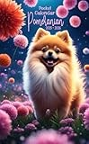 2025-2026 Pomeranian Pocket Calendar: 2 Years Small Monthly Planner For Purse