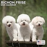 2026 Bichon Frise Calendar - Dog Breed Wall Calendar - 12 x 24 Open - Thick No-Bleed Paper - 14 Month Planner Calendar Organizing & Planning
