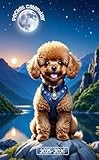 Pocket Calendar 2025-2026: Toy Poodle Cover, 24 Months Monthly Planner, Small Size 4*6.5 inches