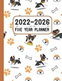 2022-2026 Monthly Planner 5 Years:: Cute Basenji Planner | 60 Months Yearly Planner Monthly Calendar |Schedule Organizer & Agenda With Projects/notes/goals & Checklists (French Edition)