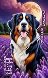 Bernese Mountain Dog Pocket Calendar 2025-2026: 2 Year Monthly Planner for Purse, From January 2025 to December 2026