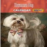 Havanese Dog Calendar 2026-2027: 18 Month Planner To Keep You On Track from Sep 2026 to Dec 2027,Square 8.5 x 8.5 Inches Gift For Organizing & Planning