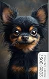 2026-2027 Pocket Calendar: 2 Years Monthly Planner From January 2025 To December 2026 for Purse | Chihuahua Dog Themed