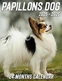Papillons Dog Calendar 2025 - 2026: Spread Joy and Stay Organized with a 24-Month Planner with US Holidays - Ideal for Gifting or White Elephant Parties, Perfect Christmas Gift