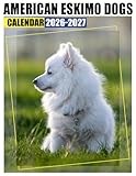 American Eskimo Dogs Calendar 2026 - 2027: Track Important Dates With Monthly Planner Jan 2026 To Dec 2027 Stunning Photography Us Holidays Gift Option