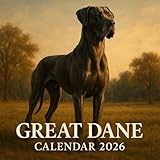 Great Dane: Dogs Calendar 2026