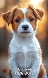 Pocket Calendar 2026-2027: Small 2-Year Monthly agenda from January 2026 to December 2027 purse size | Jack Russell Terrier Dog Design