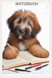 Briard Notizbuch, Buch: Das perfekte Geschenk für Hunde Liebhaber & Fans, Heft m. süßem Briardwelpen - Motiv Liniert, A5: Tagebuch, Journal, ... Calendar, Bild, Deko,Schild (German Edition)