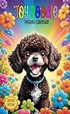 2025-2026 Toy Poodle Pocket Calendar: 2 Years Small Monthly Planner For Purse