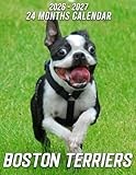 Boston Terriers Calendar 2026 - 2027: Two-Year Planner Gift 2026 to 2027, Designed for Gifting and Daily Organization, Includes US Holidays