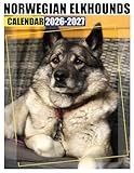 Norwegian Elkhounds Calendar 2026 - 2027: Plan Ahead Daily With Monthly Planner Jan 2026 To Dec 2027 Artistic Photos Us Holidays Perfect For Giving
