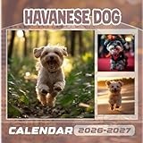 Havanese Dog Calendar 2026-2027: 18 Month Planner To Keep You On Track from Sep 2026 to Dec 2027,Square 8.5 x 8.5 Inches Gift For Organizing & Planning
