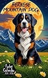 2025-2026 Bernese Mountain Dog Pocket Calendar: 2 Years Small Monthly Planner For Purse
