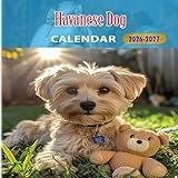 Havanese Dog Calendar 2026-2027: 18 Month Planner To Keep You On Track from Sep 2026 to Dec 2027,Square 8.5 x 8.5 Inches Gift For Organizing & Planning