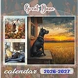 Great Dane Calendar 2026-2027: 18 Month Planner To Keep You On Track from Sep 2026 to Dec 2027,Square 8.5 x 8.5 Inches Gift For Organizing & Planning