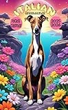 Italian Greyhound Pocket Calendar 2025-2026: Small 2-Year Monthly Planner For Purse