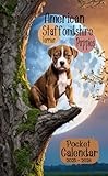 American Staffordshire Terriers Puppies Pocket Calendar 2025-2026: Small 2-Year Monthly Planner For Purse