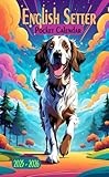 English Setter Pocket Calendar 2025-2026: Small 2-Year Monthly Planner For Purse