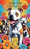 American Staffordshire Terriers Puppies Pocket Calendar 2025-2026: 2 Year Monthly Planner for Purse, From January 2025 to December 2026