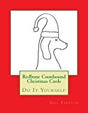 Redbone Coonhound Christmas Cards: Do It Yourself