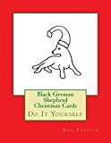 Black German Shepherd Christmas Cards: Do It Yourself