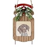 CafePress German Shorthaired Pointer Sled Christmas Ornament