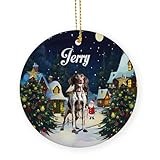 Sanwood German Shorthaired Pointer Christmas Ornament, German Shorthaired Pointer Dog Gift for Women, German Shorthaired Pointer Dog Lover, Funny German Shorthaired Pointer Gift
