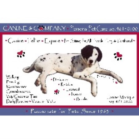 Canine & Company Personal Pet Care: Licensed Bonded Insured