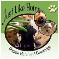 Just Like Home Doggie Hotel And Grooming Las Vegas Nevada Logo 