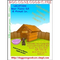 Dog- Gone Good Care Garland Texas Logo 