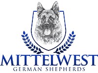 Mittelwest German Shepherds Wonder Lake Illinois Logo 