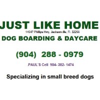 Just Like Home Dog Boarding & Daycare Jacksonville Florida Logo 