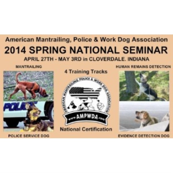 American Mantrailing, Police & Work Dog Association