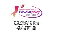 Paws N' Play Sacramento California Logo 