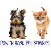 Paw 'n Hand Pet Services Dundee Illinois Logo 