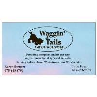 Waggin' Tails Pet Care Services Ashburnham Massachusetts Logo 