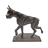 Boxer Dog Wedge Doorstop Cast Iron Antique Style Paperweight Figurine Statue -26kopi