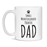 Small Munsterlander Pointer Dad Mug, Small Munsterlander Pointer Dog, 11-Ounce White